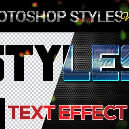 10 creative Photoshop Styles V180cover image.