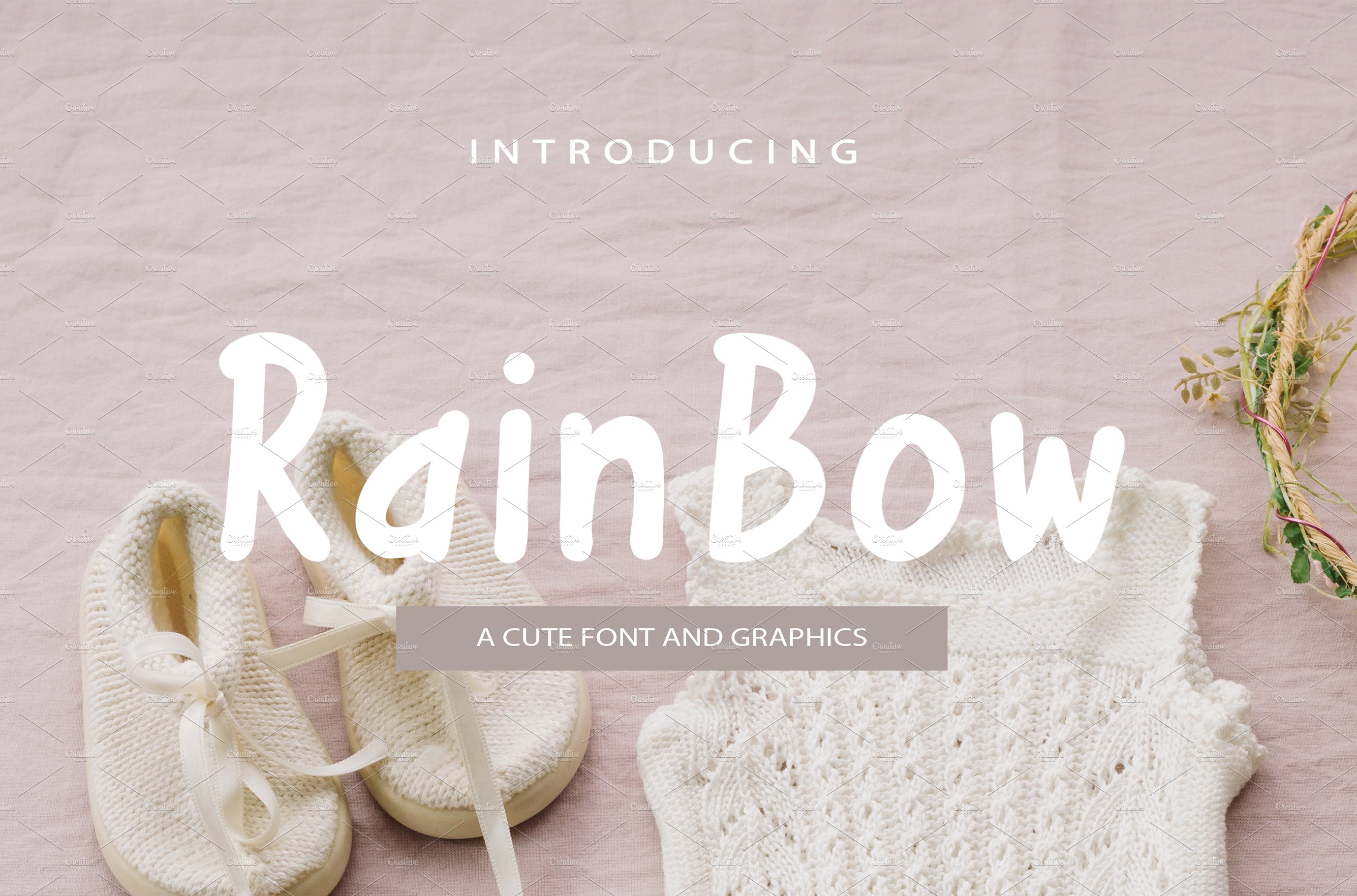 Rainbow Font and Graphics cover image.