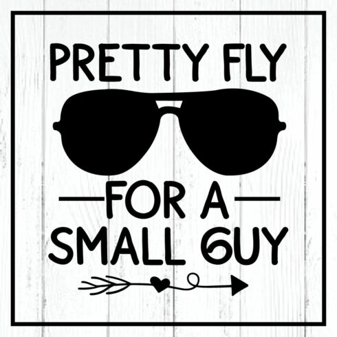 pretty fly for a small guy svg cover image.