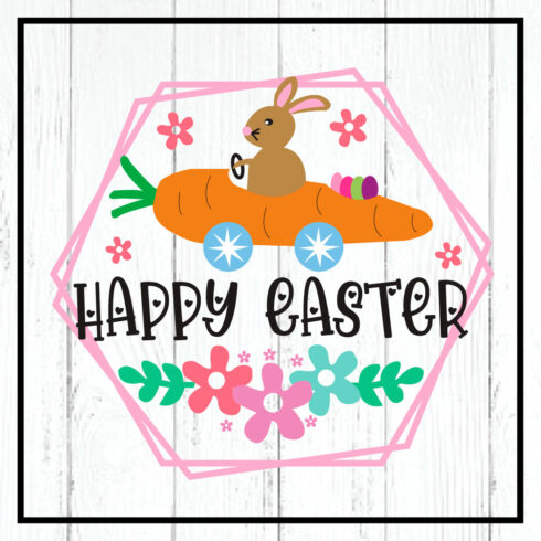 happy easter svg cover image.