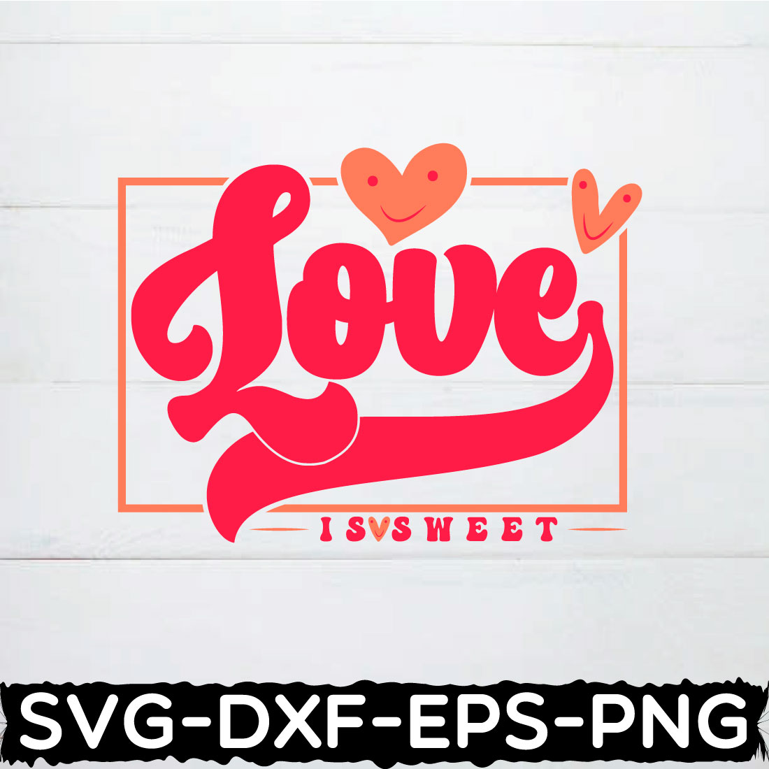 love is sweet retro cover image.