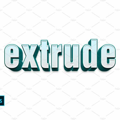 Extrude Text Effect & Layer Stylecover image.