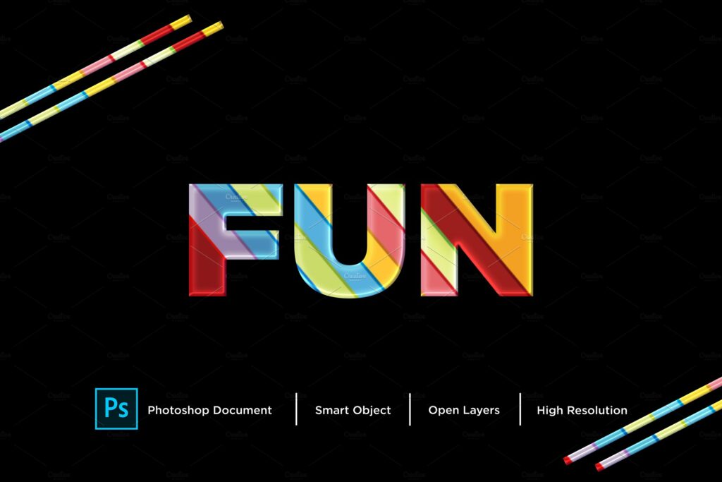 Fun Text Effect & Layer Style – MasterBundles