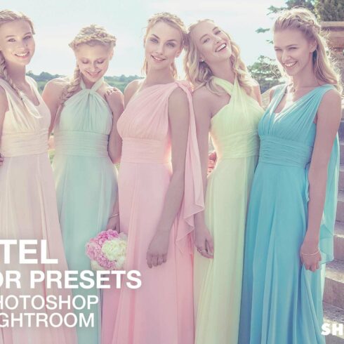 20 Pastel Color Presets for Ps - Lrcover image.