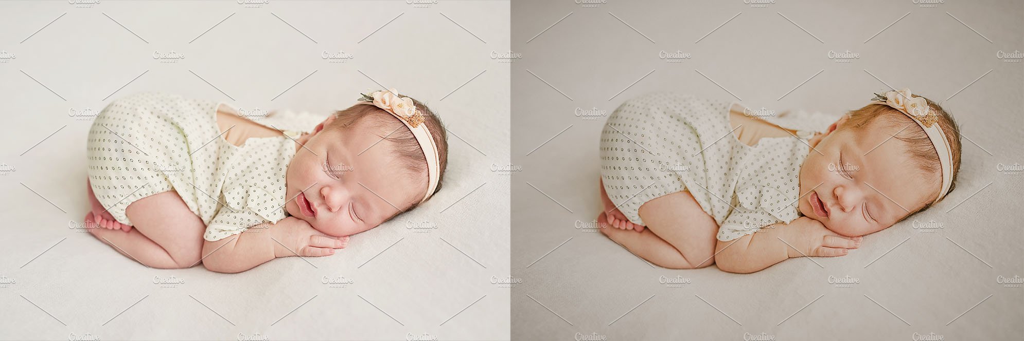 5x Lightroom Presets Newborn Warmpreview image.