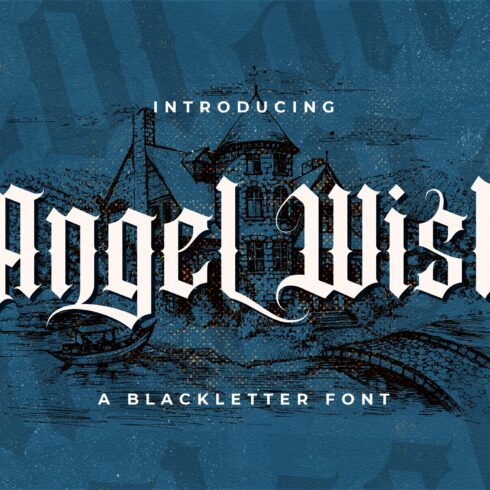 Angel Wish - Blackletter Font cover image.