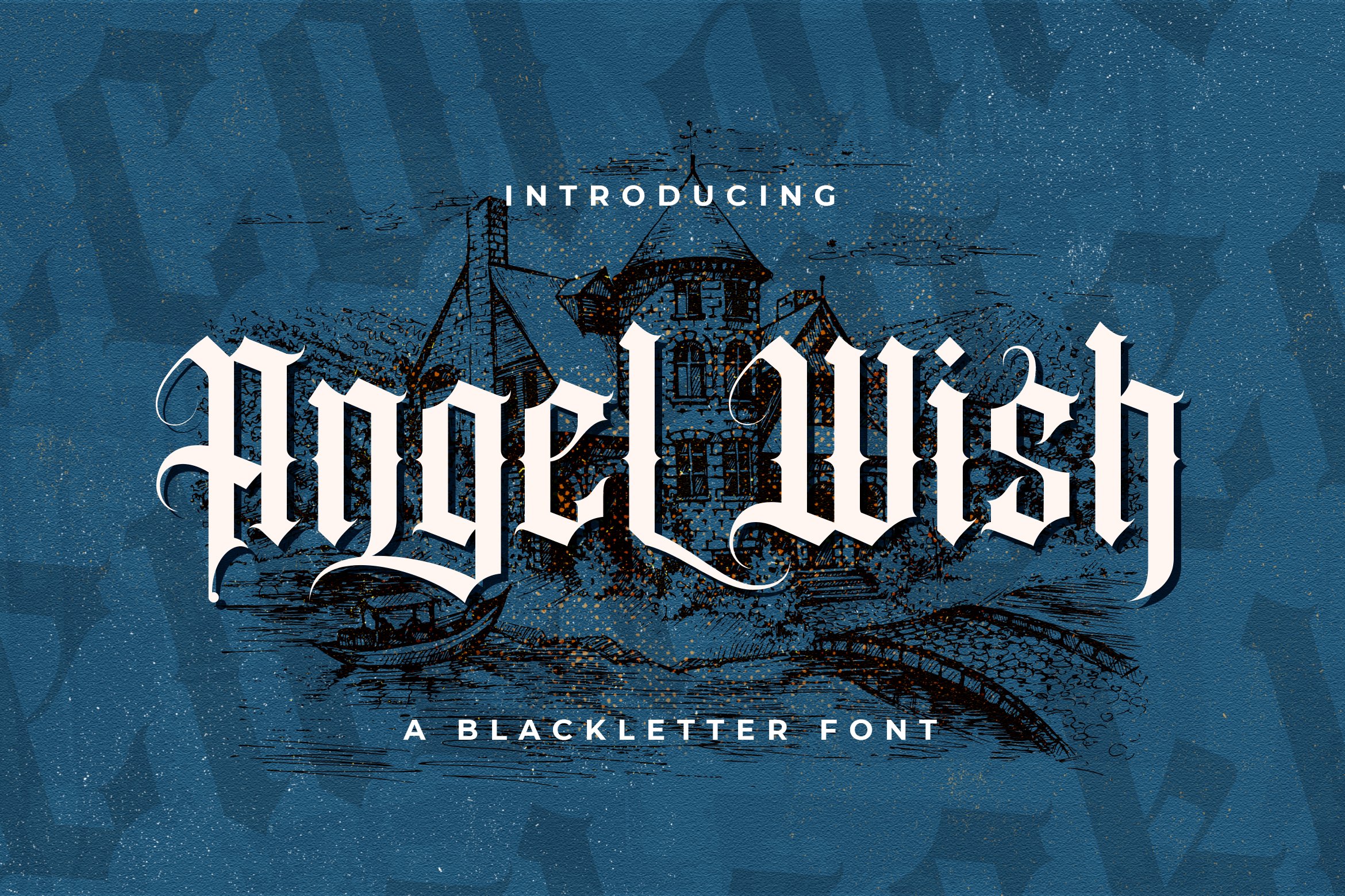 Angel Wish - Blackletter Font cover image.