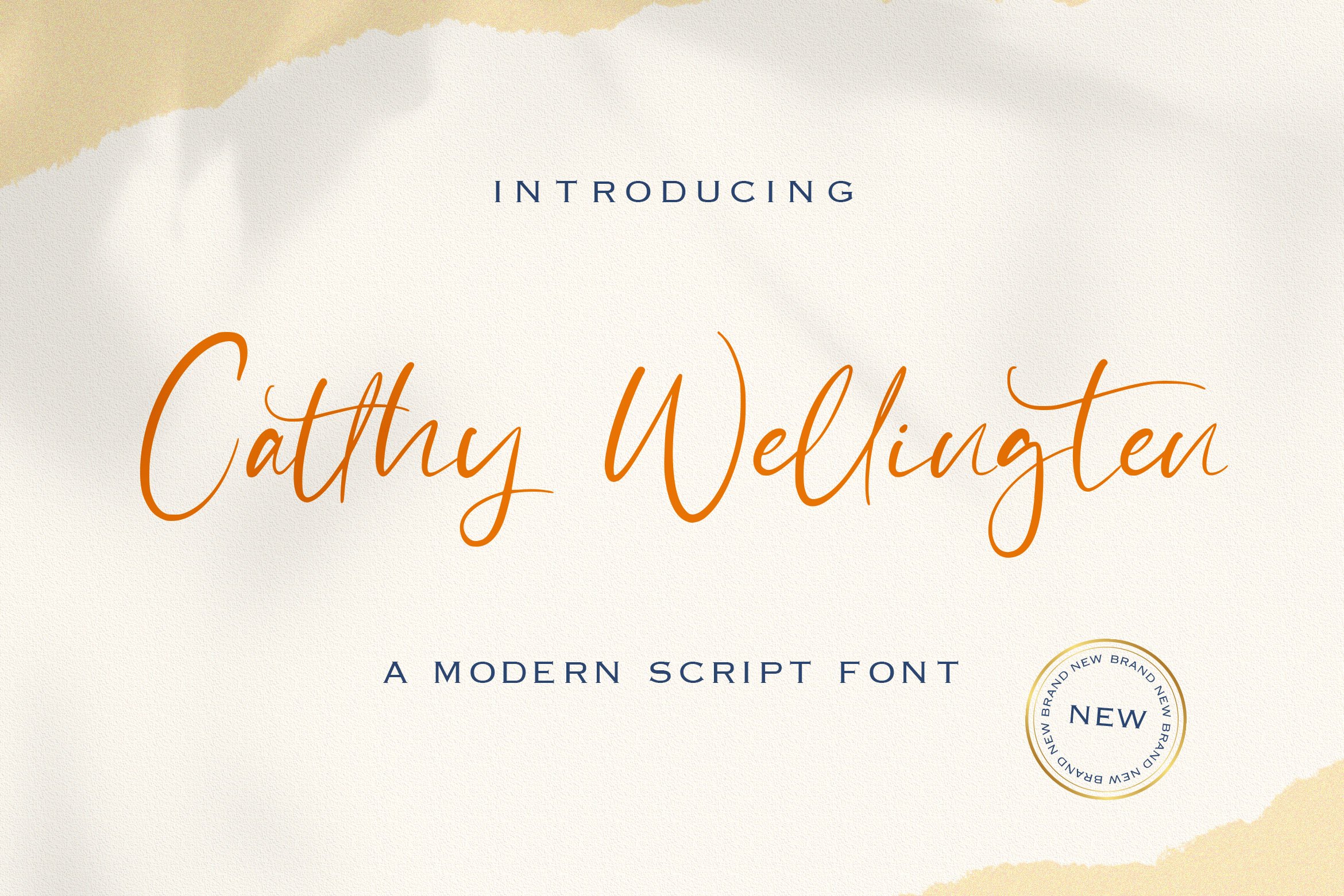 Catthy Wellingten - Handwritten Font cover image.