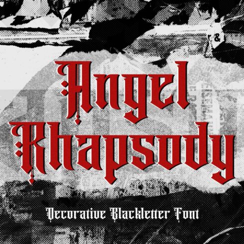 Angel Rhapsody - Blackletter Font cover image.