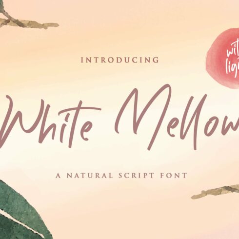 White Mellow - Handwritten Font cover image.