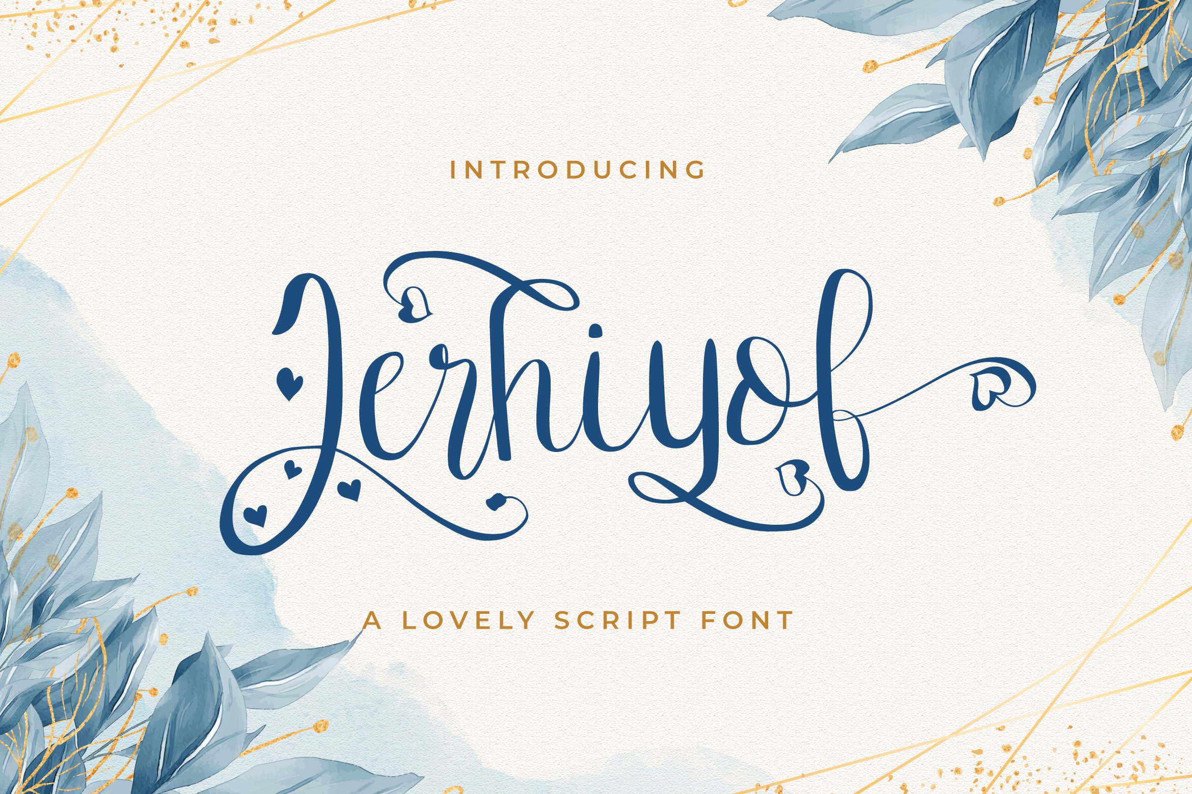 Jerhiyof - Lovely Script Font cover image.