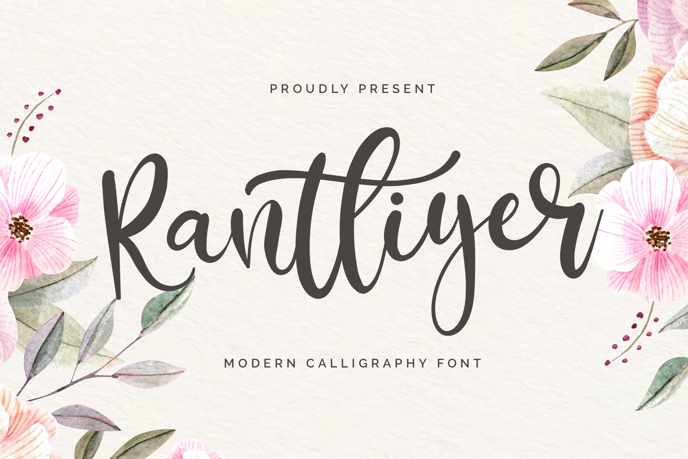 Rantliyer - Calligraphy Font cover image.