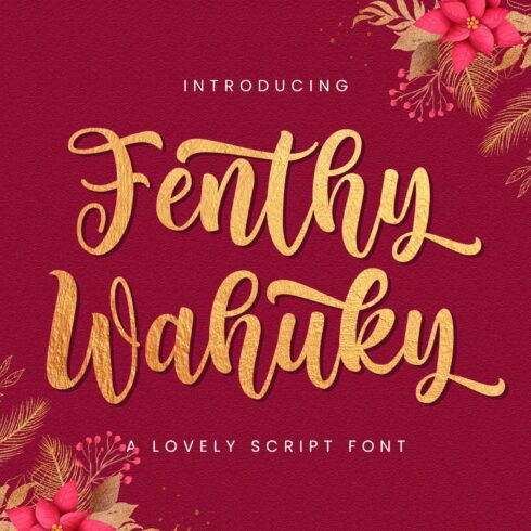 Fenthy Wahuky - Lovely Script Font cover image.