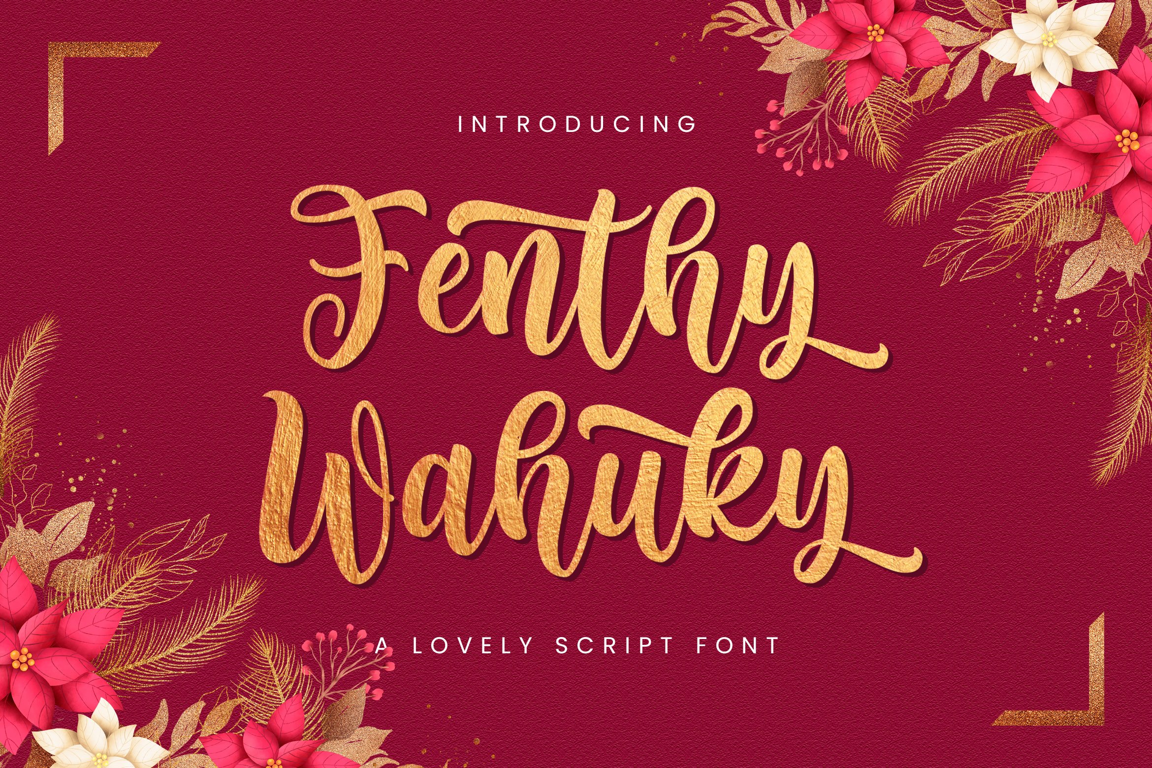 Fenthy Wahuky - Lovely Script Font cover image.