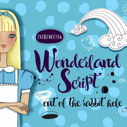 Wonderland Script + Vector Set cover image.