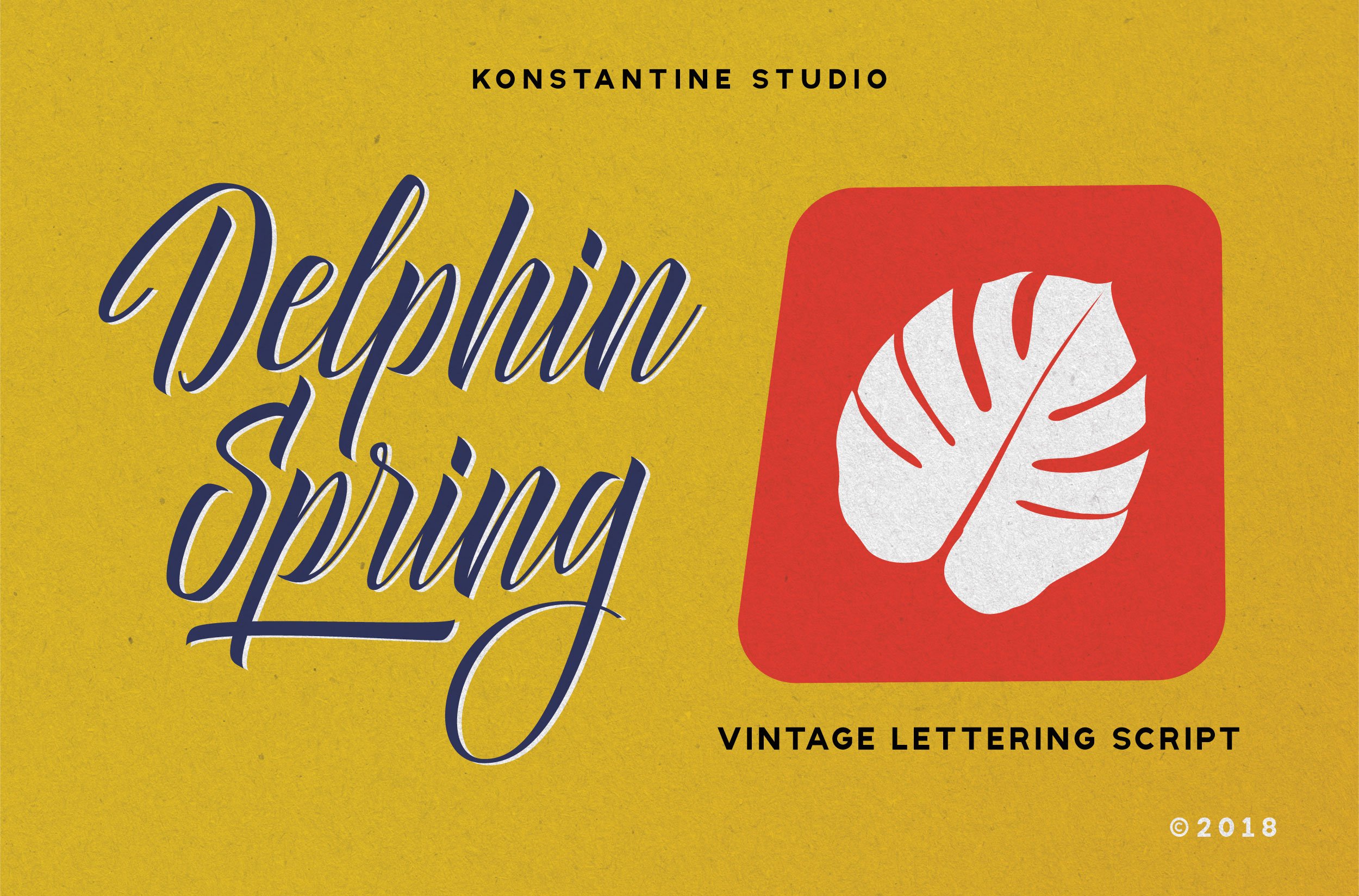Delphin Spring - Vintage Script cover image.
