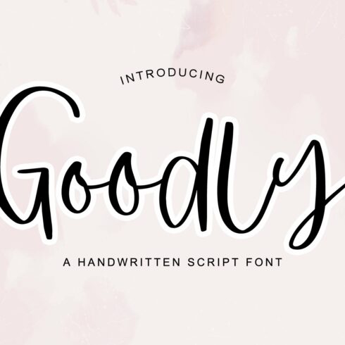 Goodly // Handwritten Font cover image.