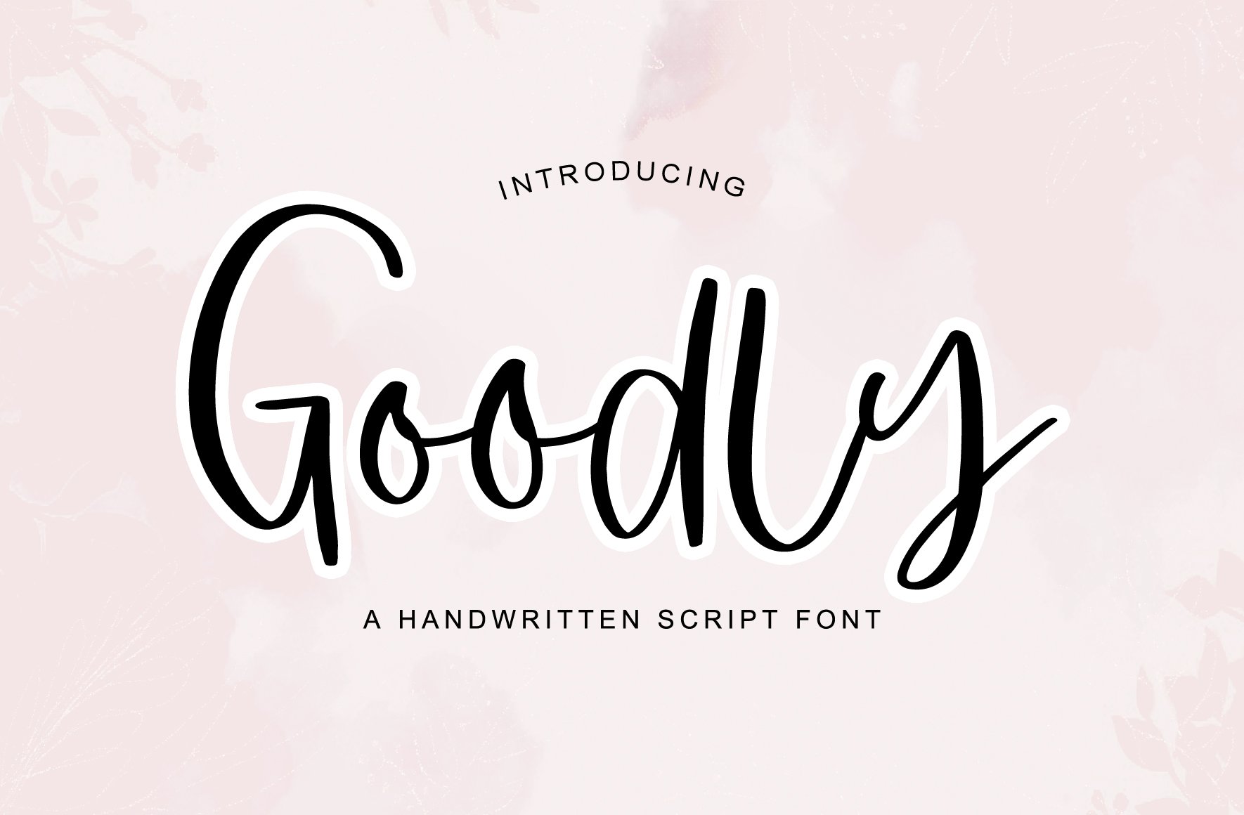 Goodly // Handwritten Font cover image.