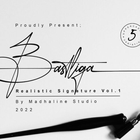 Bastliga 5 Realistic Signature Vol.1 cover image.