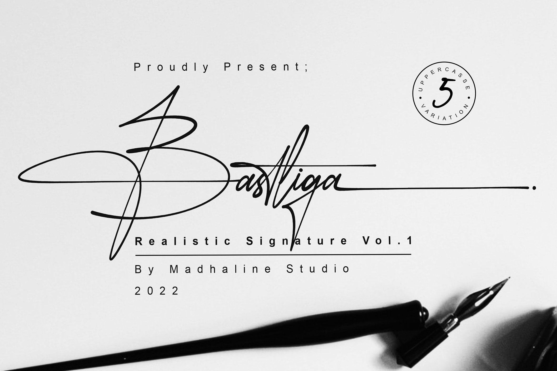 Bastliga 5 Realistic Signature Vol.1 cover image.