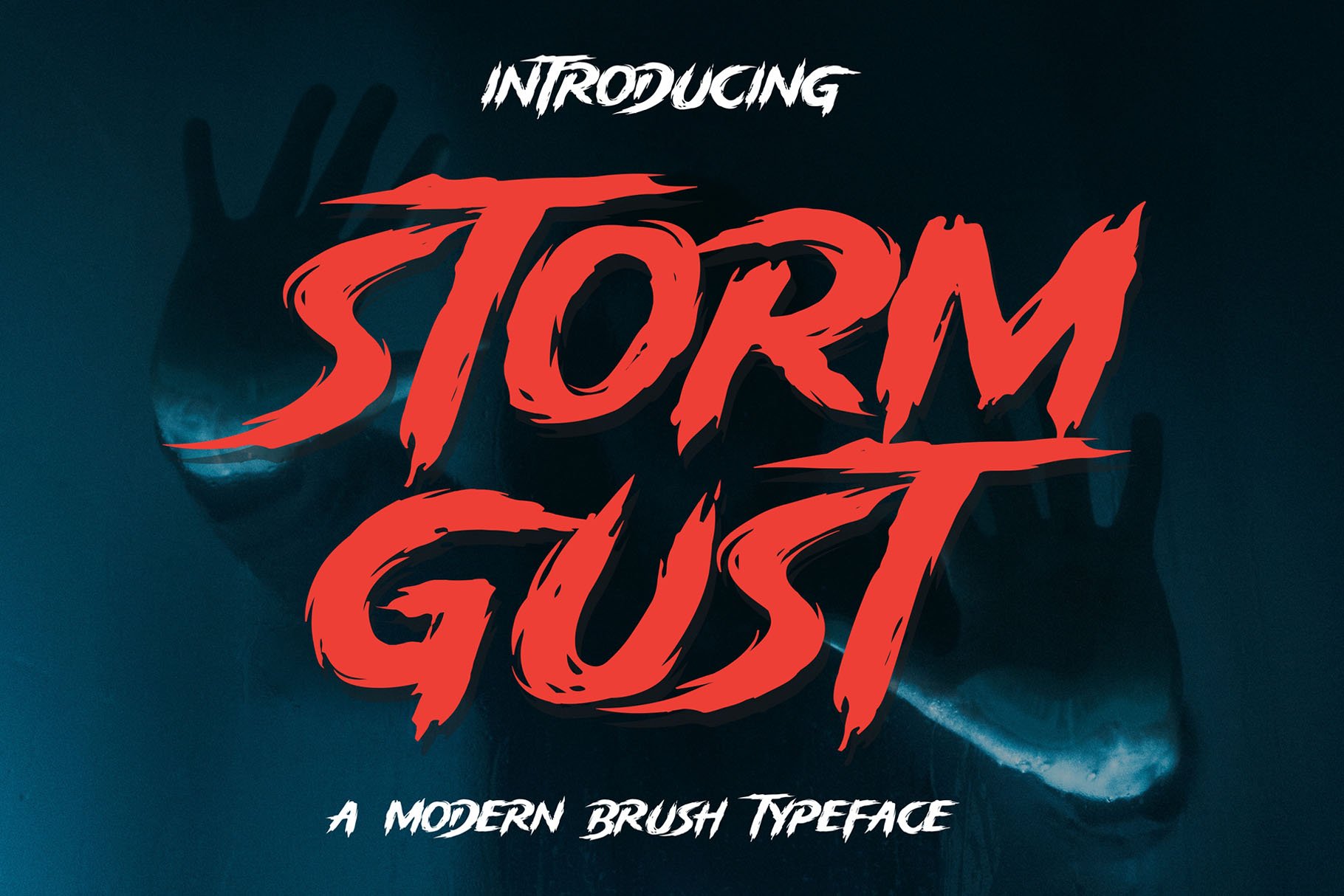 Storm Gust - Horror Font cover image.