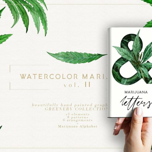 Watercolor Marijuana Vol.II cover image.