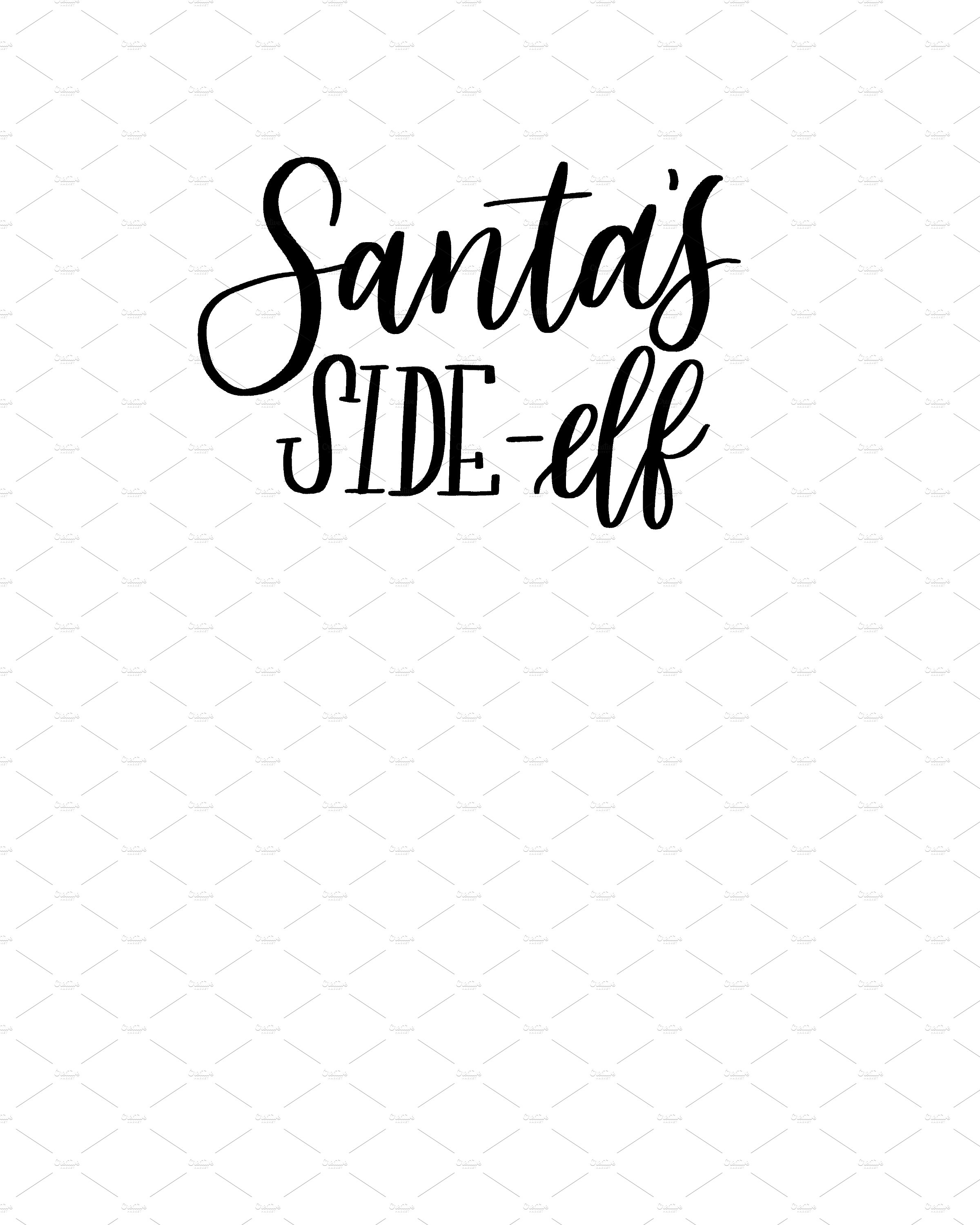 Santa’s Side Elf cut filepreview image.