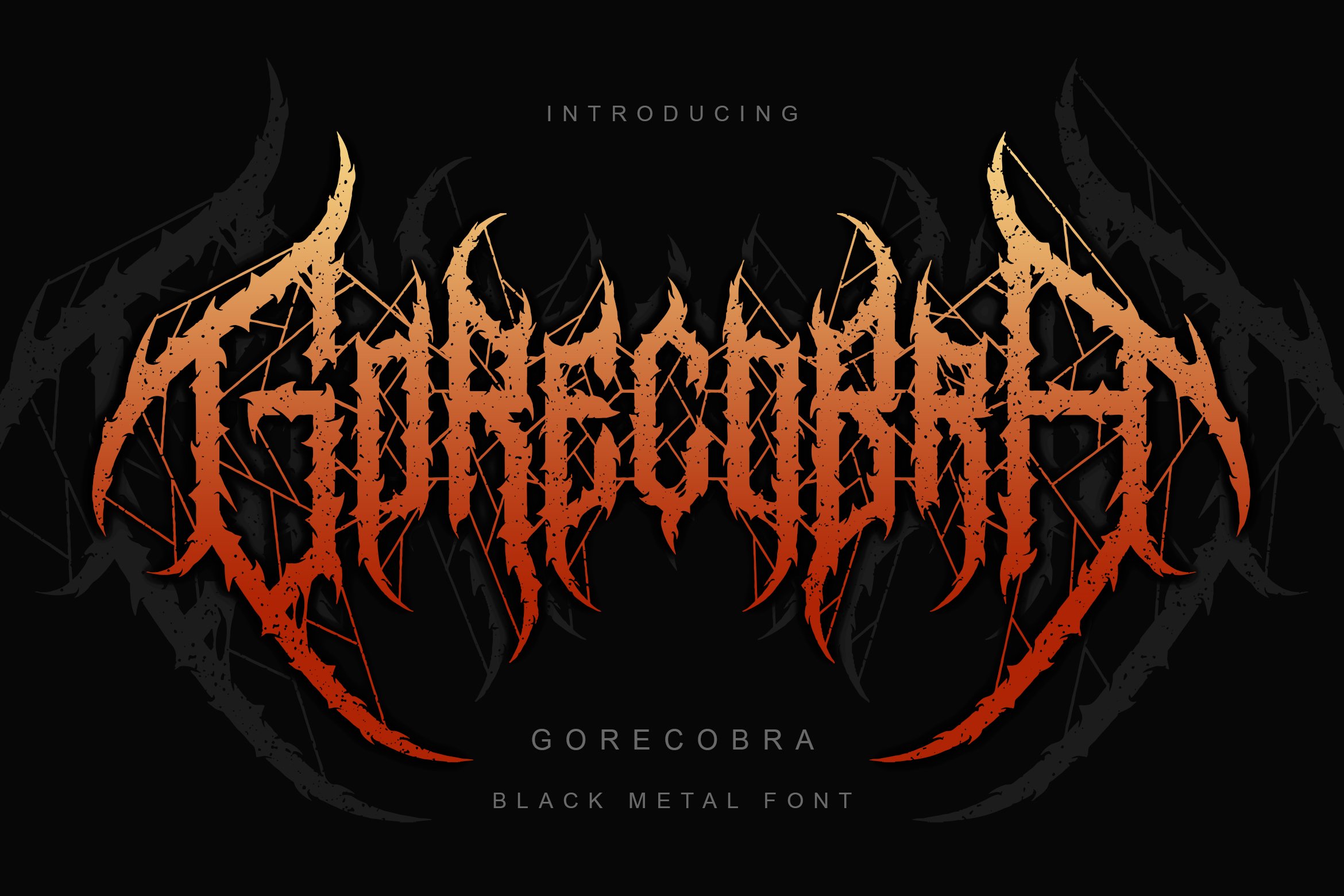 Gorecobra | Black Metal Font Vol. 4 cover image.