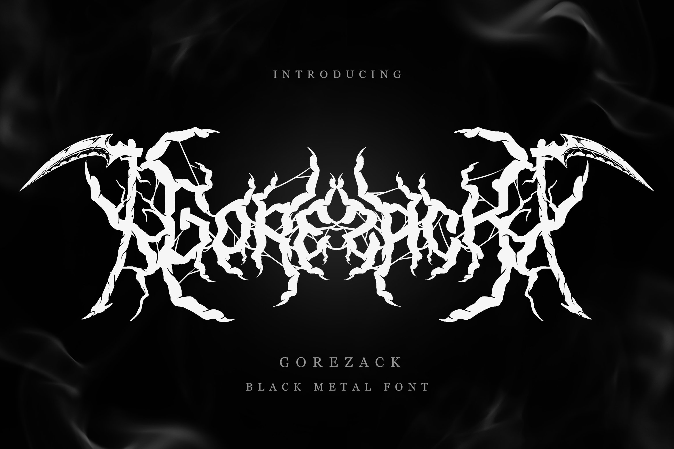 Gorezack | Black Metal Font Vol. 2 cover image.