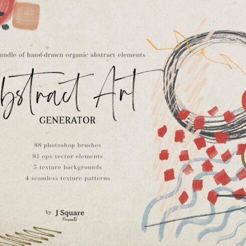 Abstract Art Generator- PSD Brushescover image.
