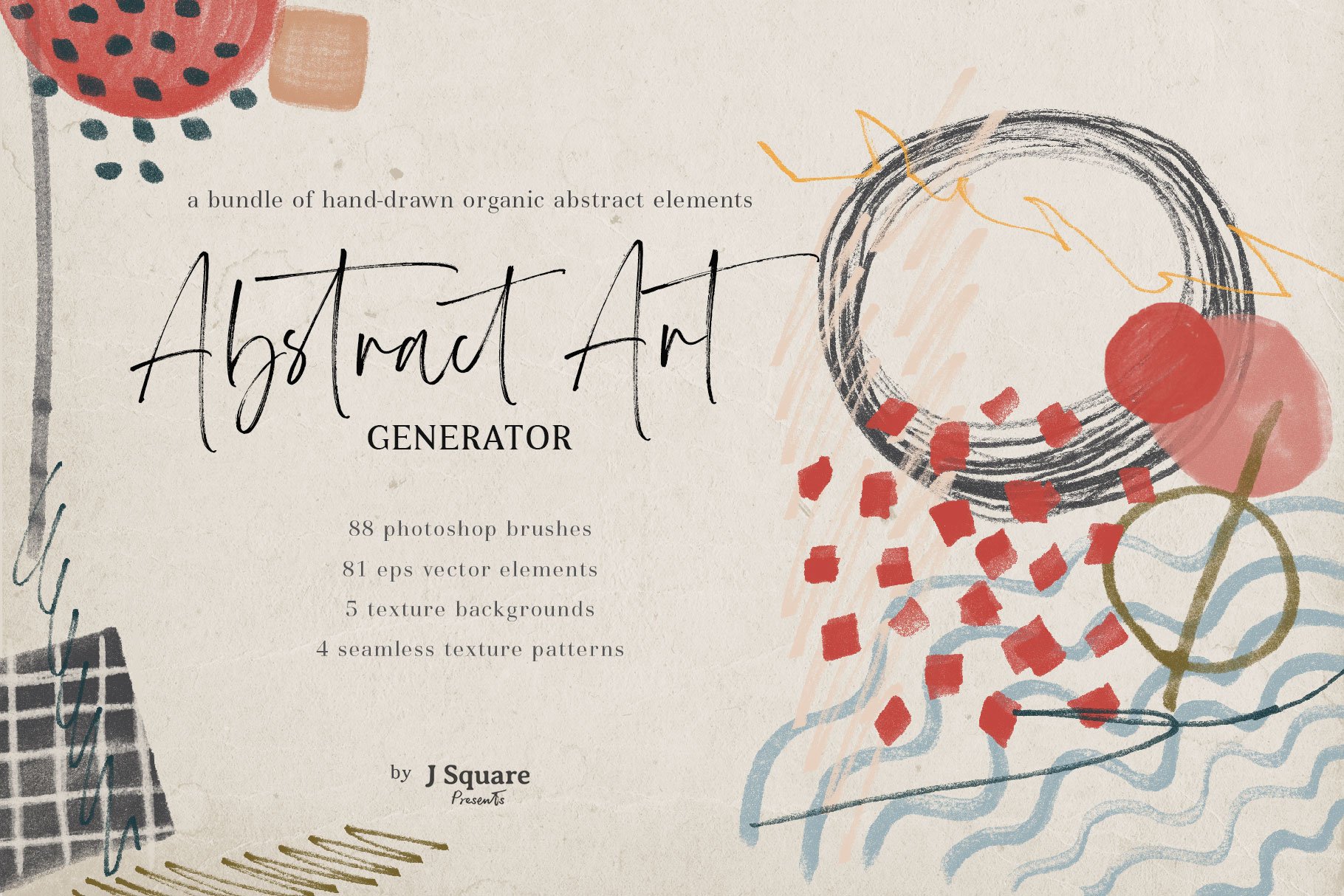 Abstract Art Generator- PSD Brushescover image.