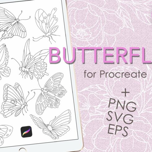 Butterflies brushes for Procreatecover image.