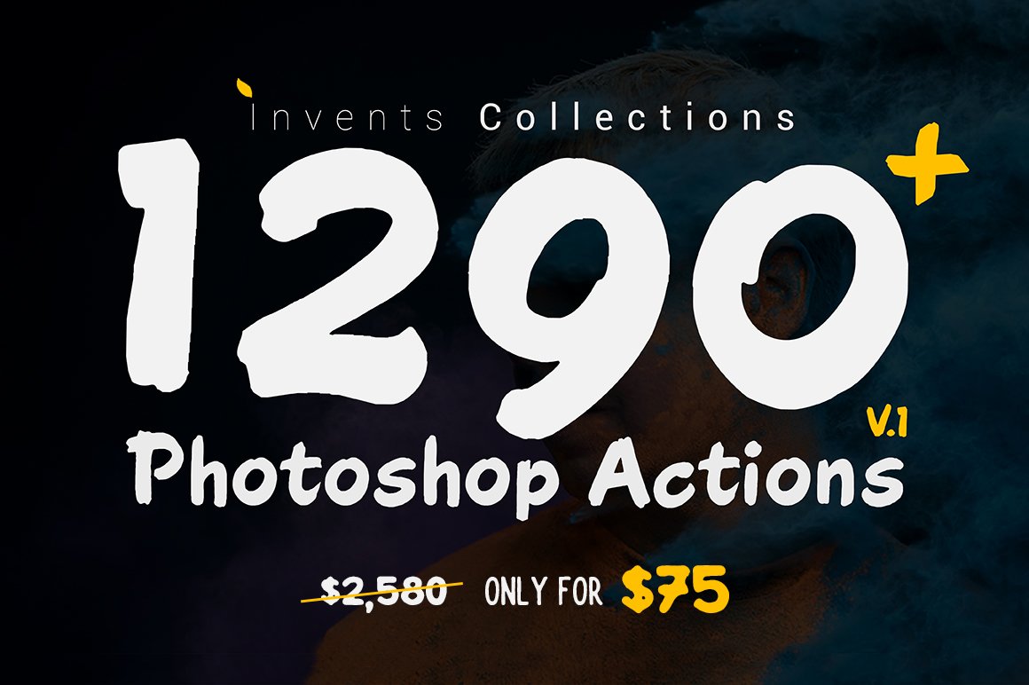 SALE - 1290 Photoshop Actionscover image.