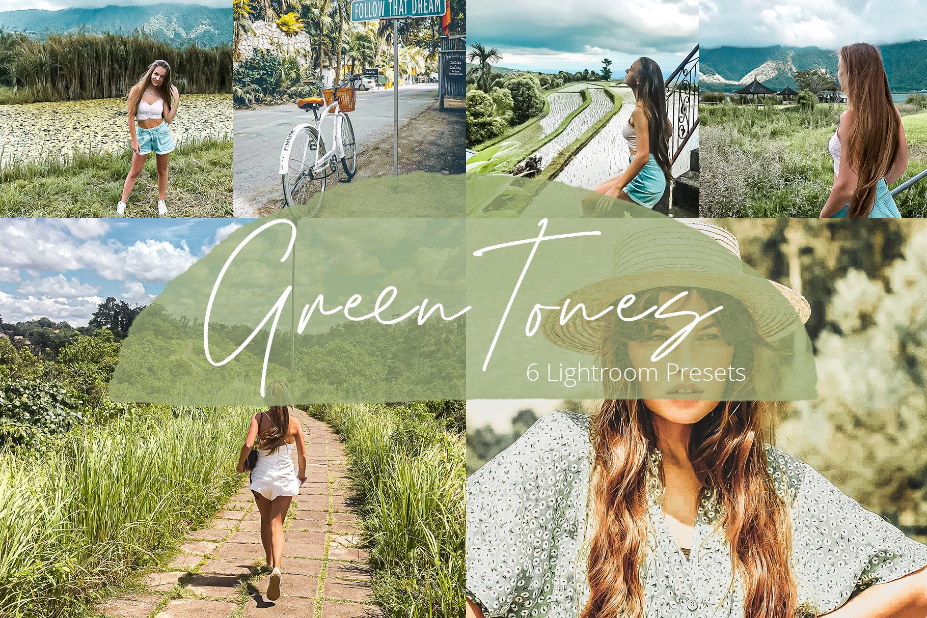 Green Tones - Lightroom Presets Packcover image.