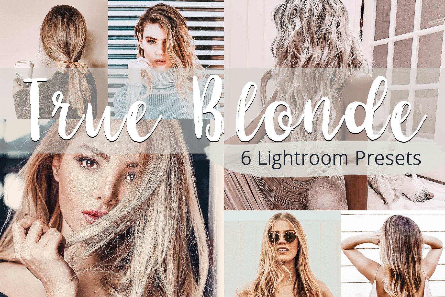 True Blonde - Lightroom Presets Packcover image.