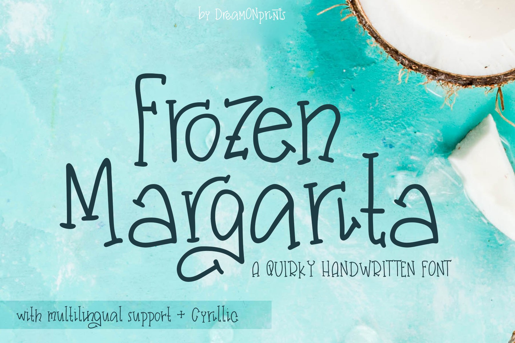Frozen Margarita - Handwritten Font cover image.