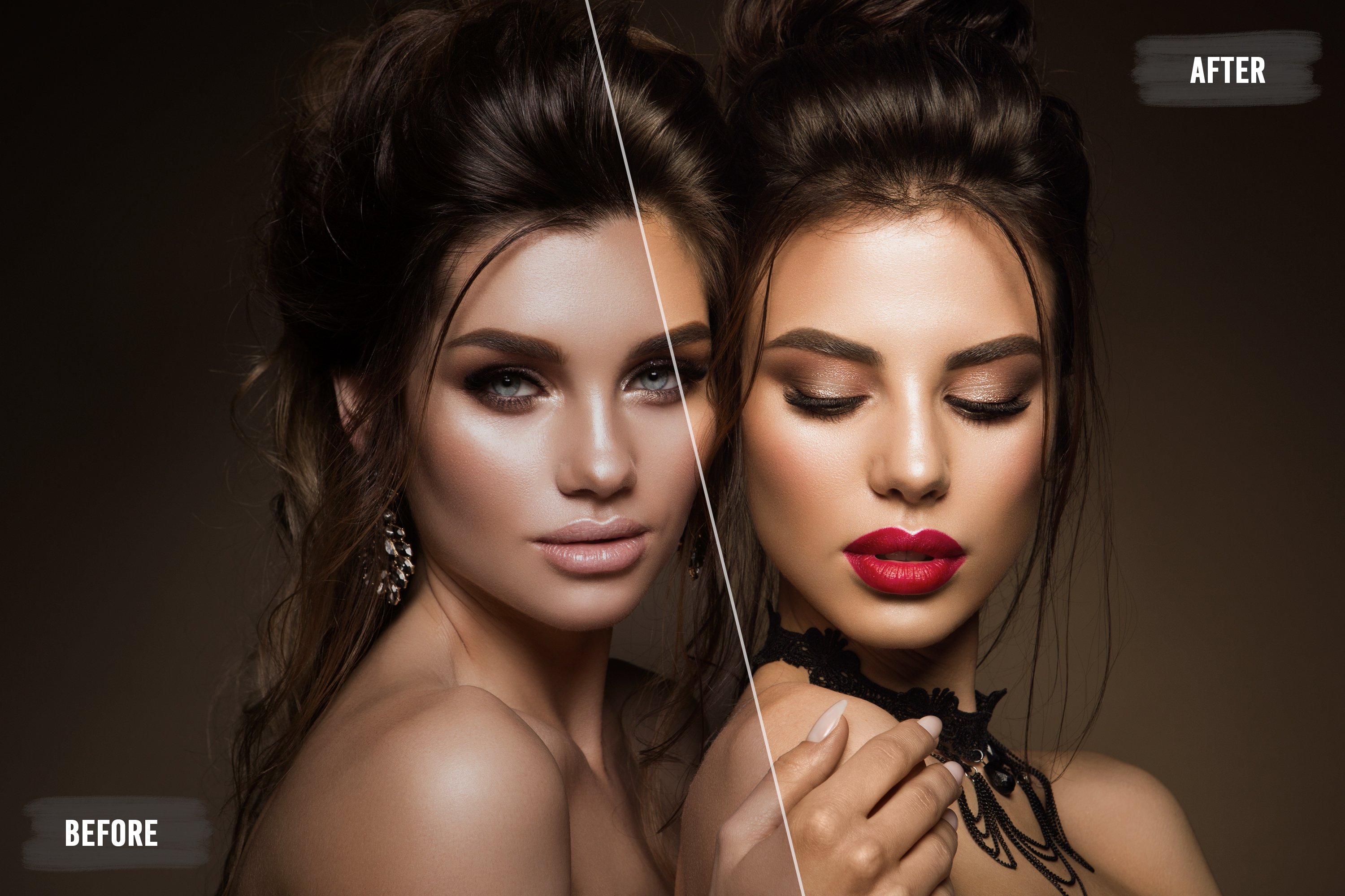 50 Pro Beauty LUTs and Presets Packpreview image.