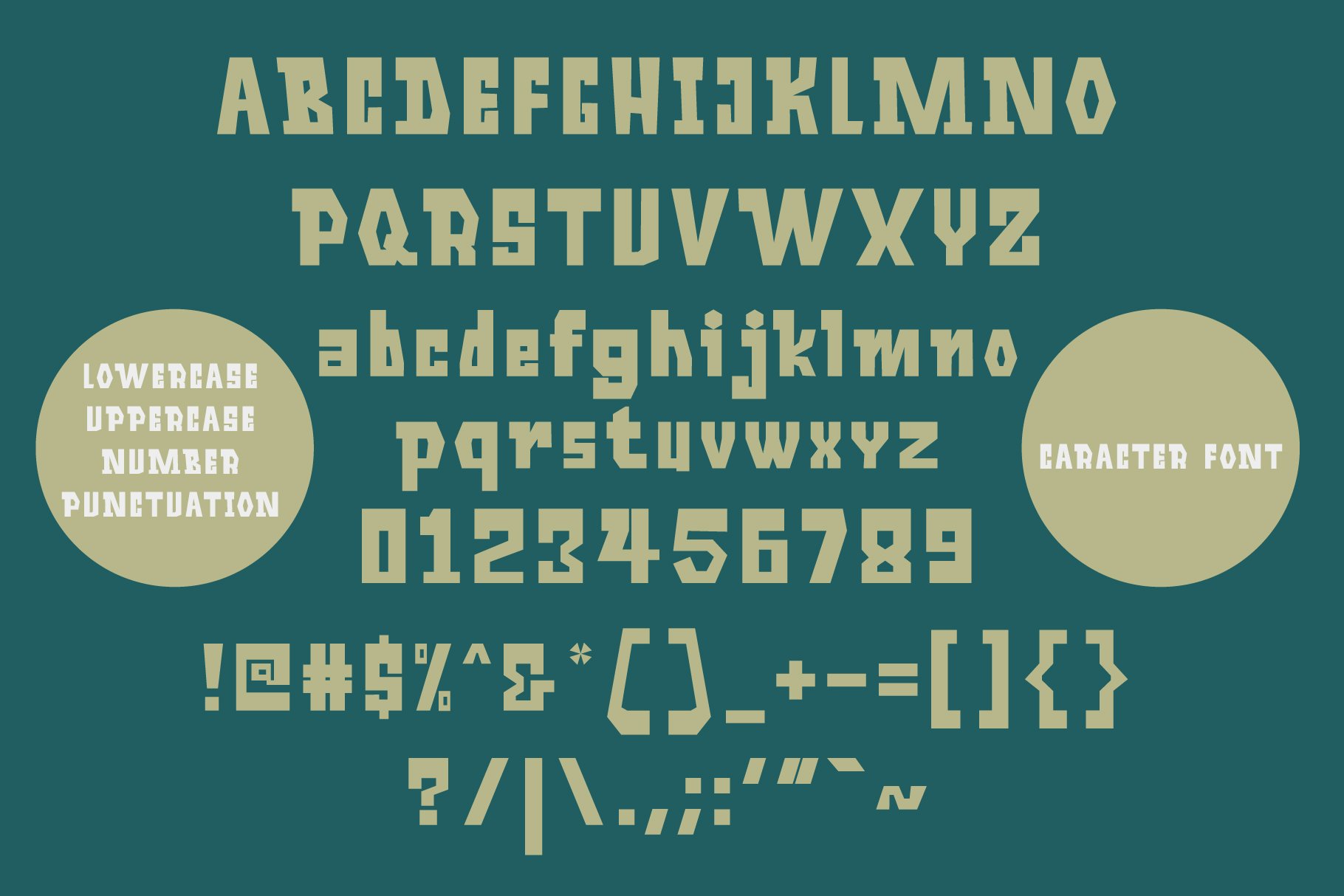 Sokben - Bold Display Font preview image.