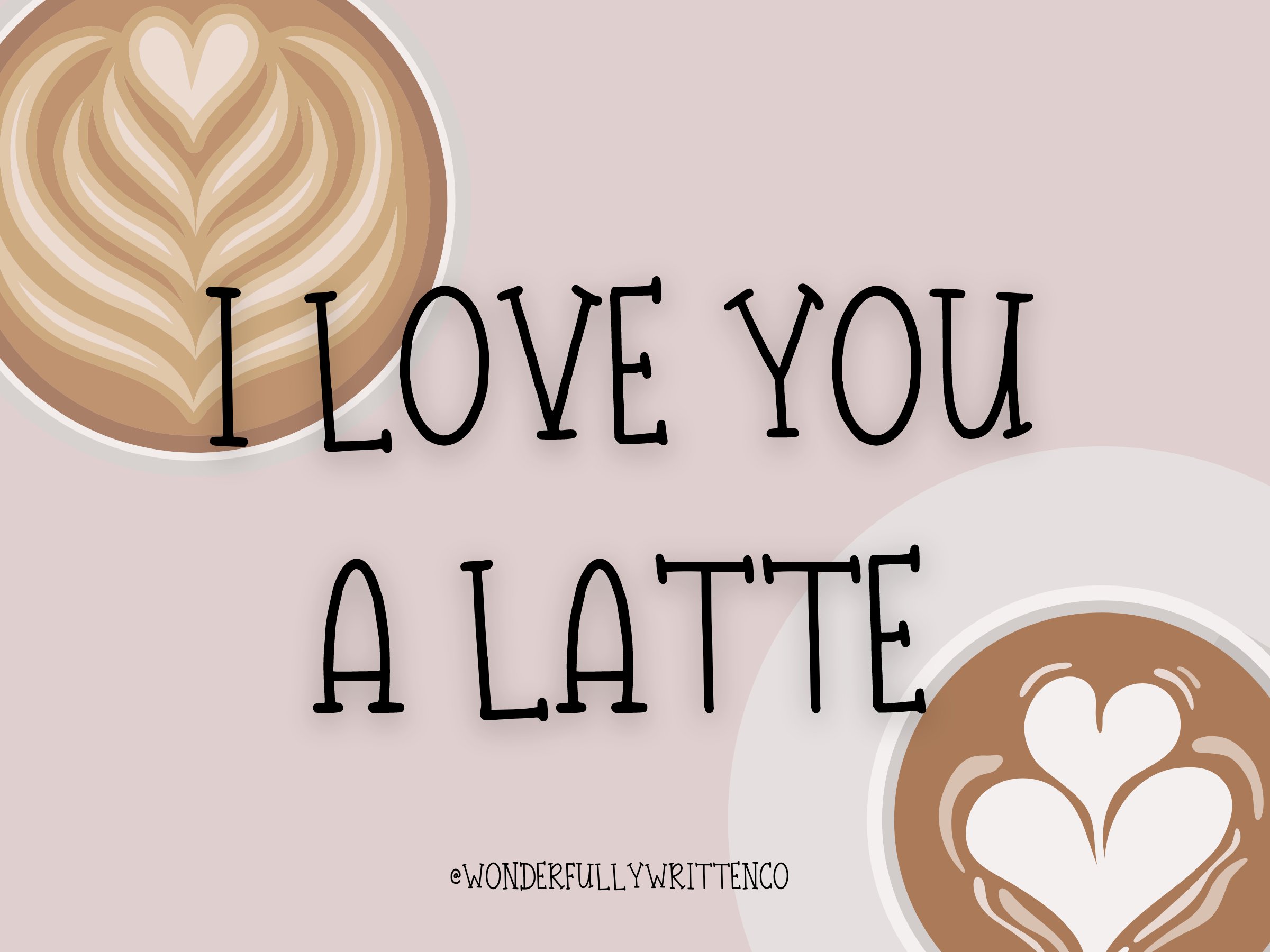 Latte Handwritten Font preview image.