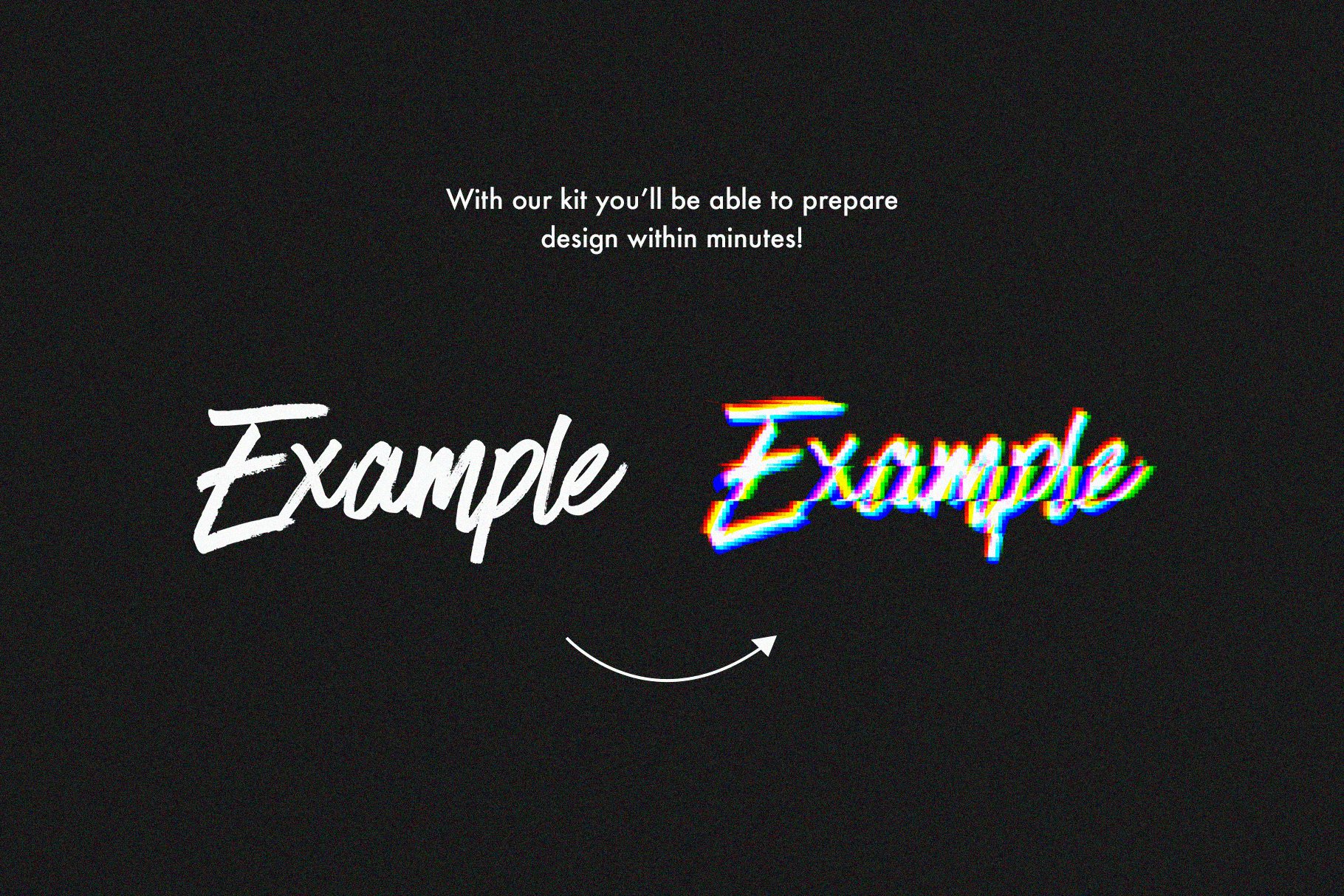 Glitch Text Effects Collectionpreview image.