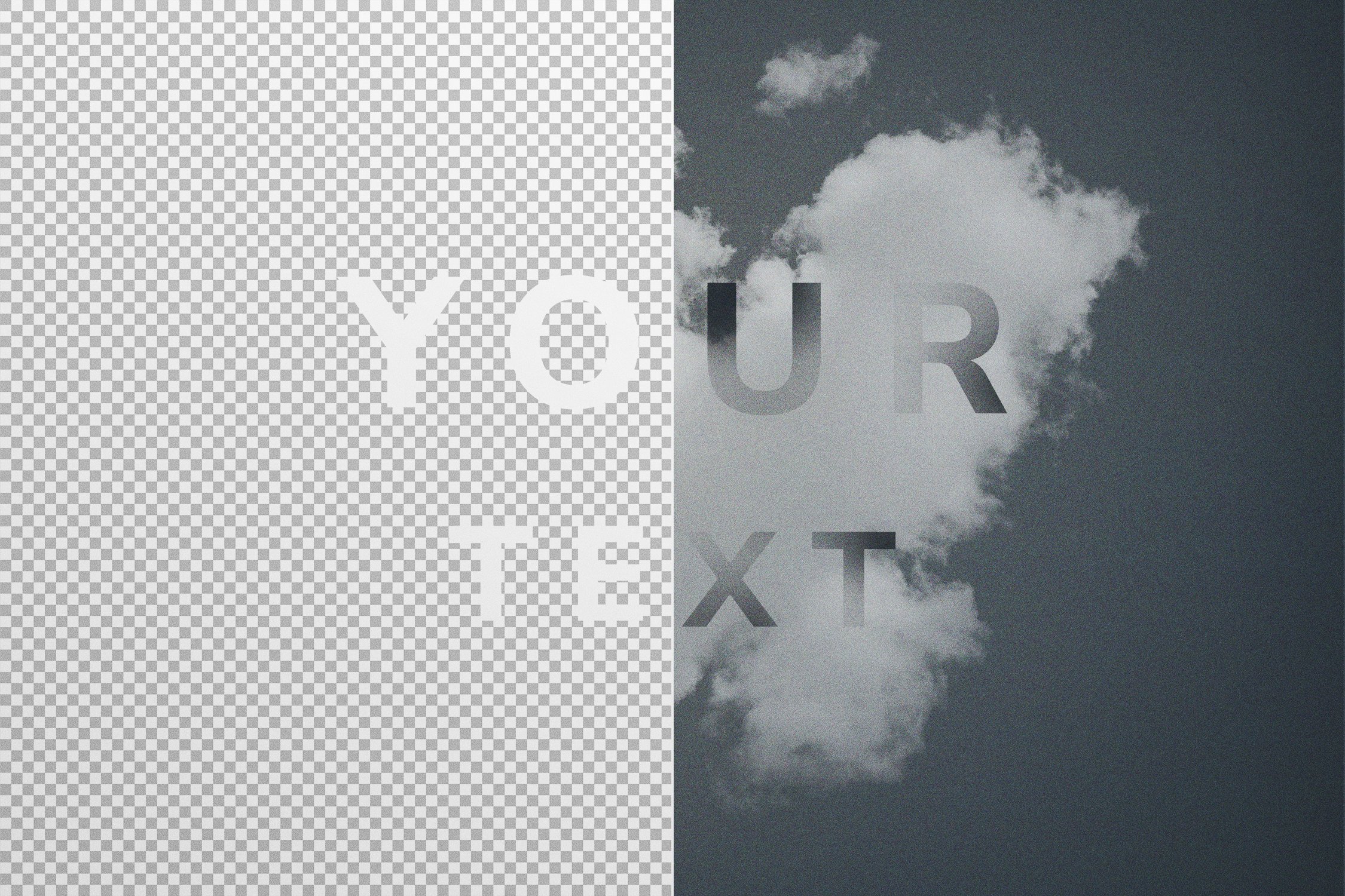Cloud Text Effectpreview image.