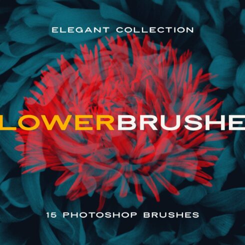 Elegant Flower Photoshop Brushescover image.