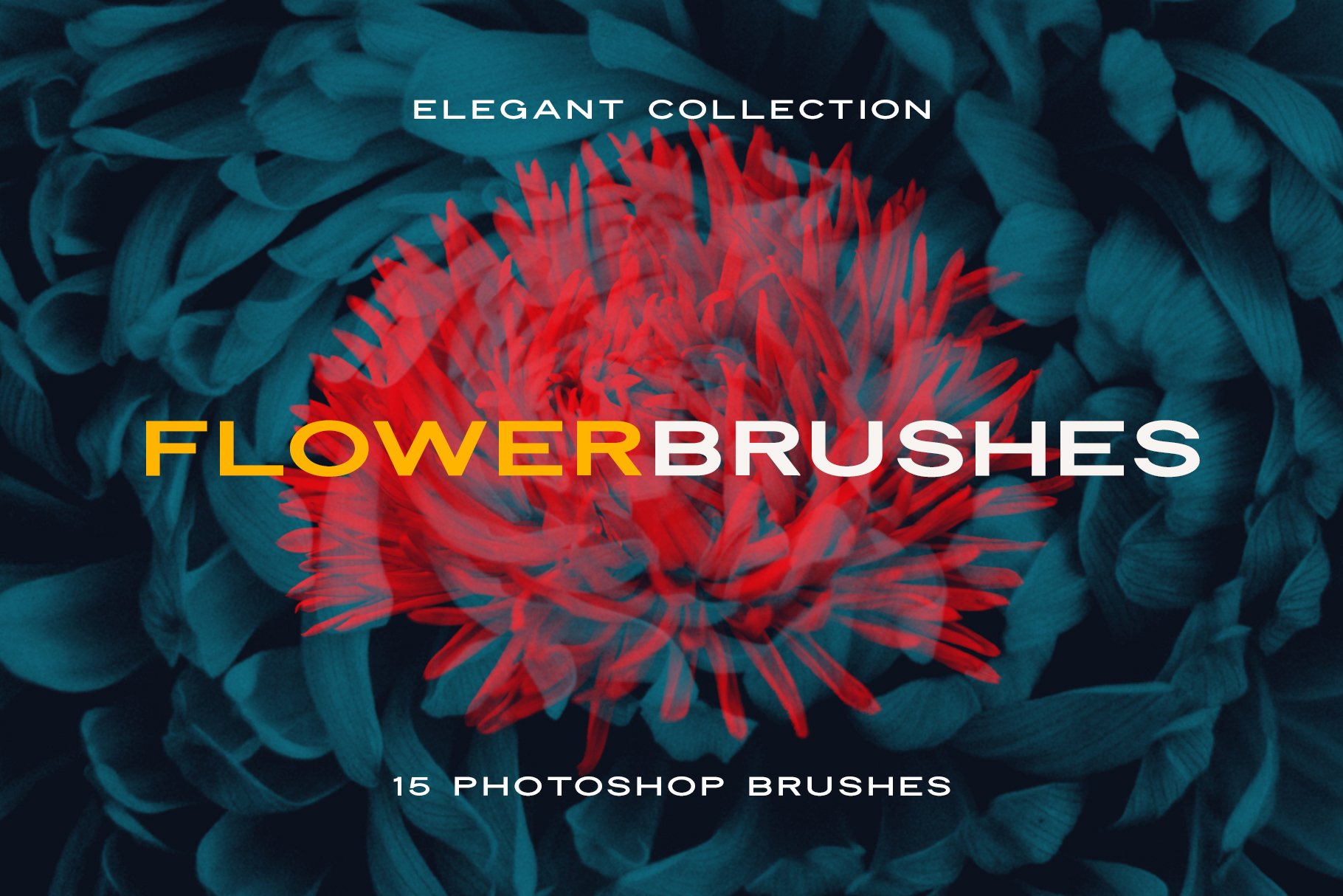 Elegant Flower Photoshop Brushescover image.