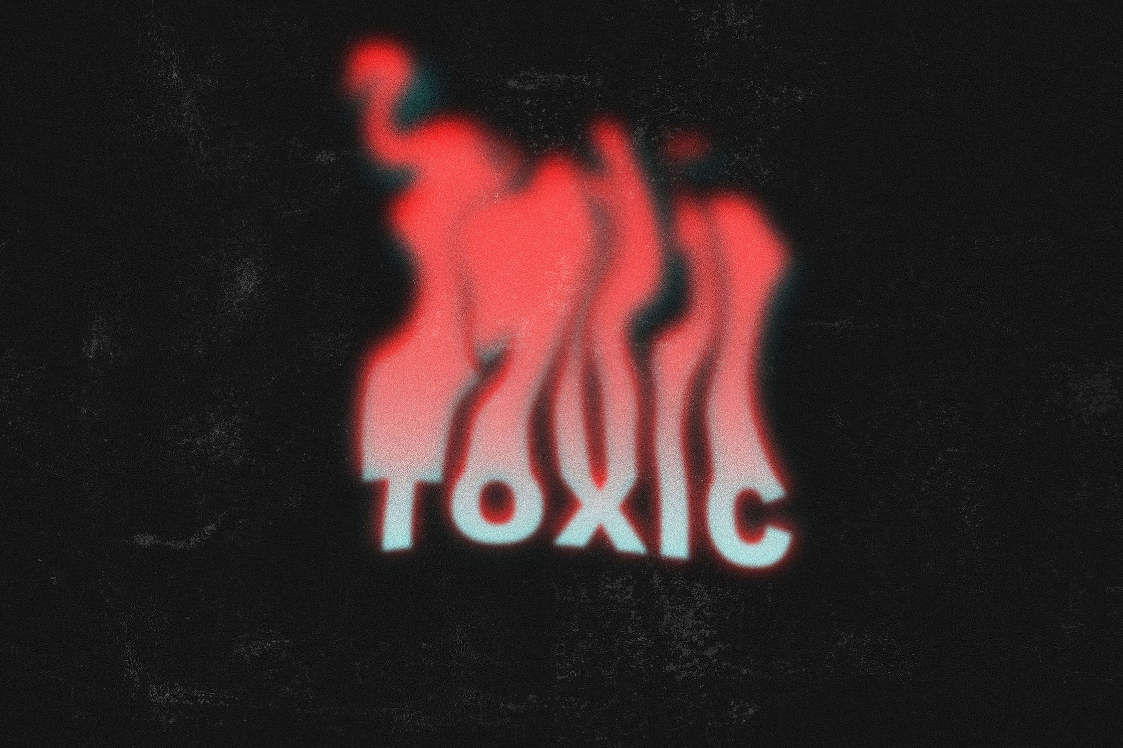 Toxic Flames Text Effectpreview image.