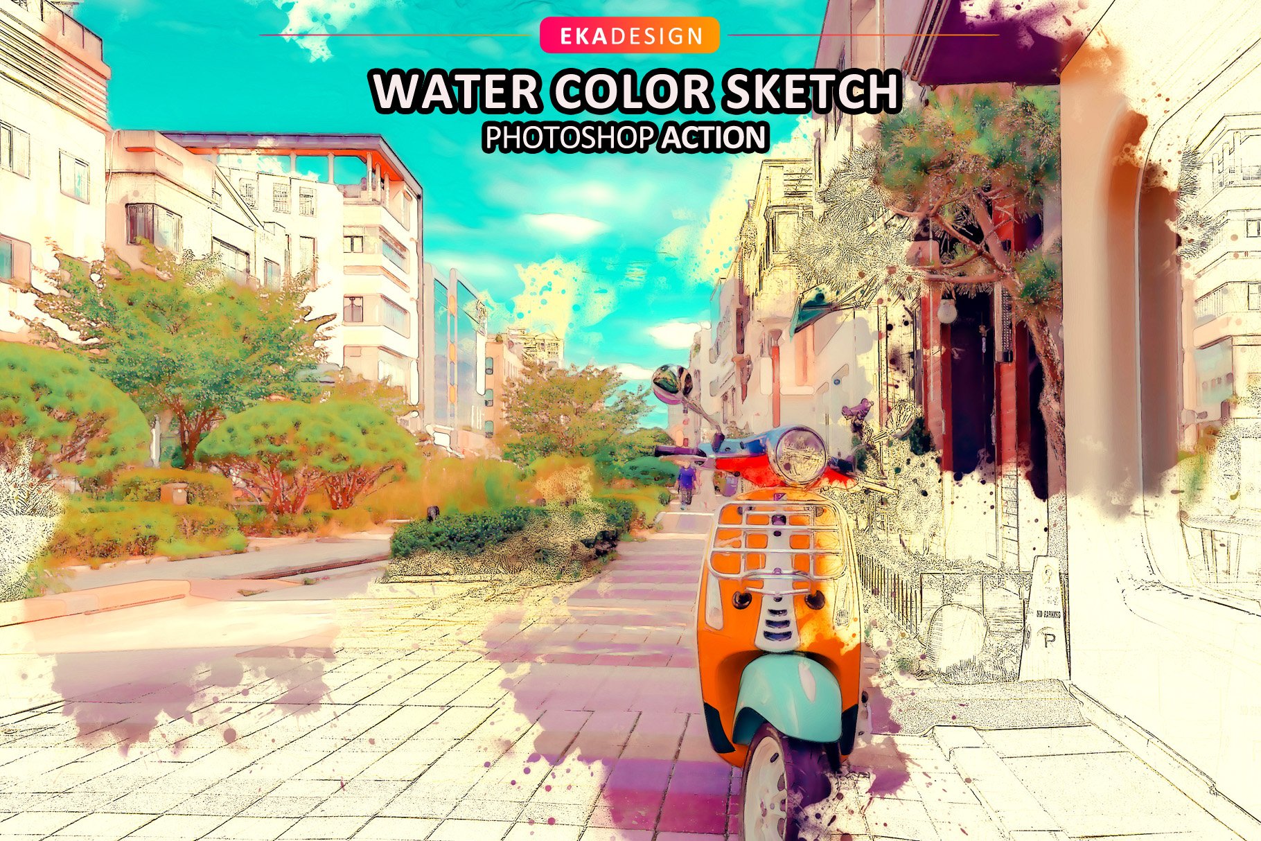 Sketch Color Effect Vol 3preview image.