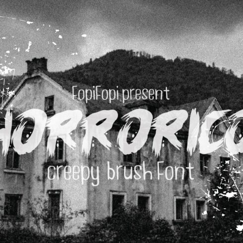 HORRORICO font +BONUS cover image.