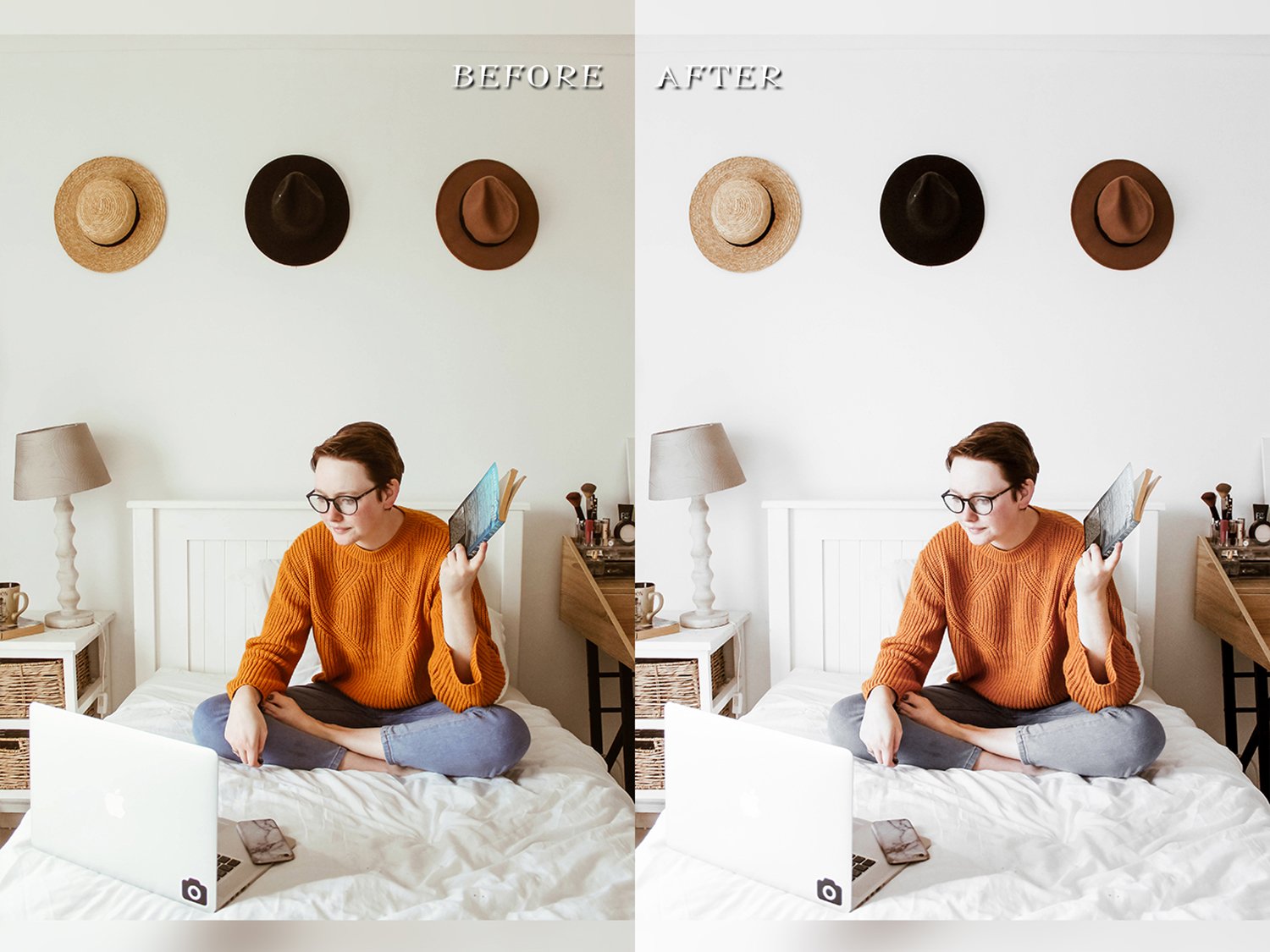 3 Desktop Lightroom Presets Whitepreview image.