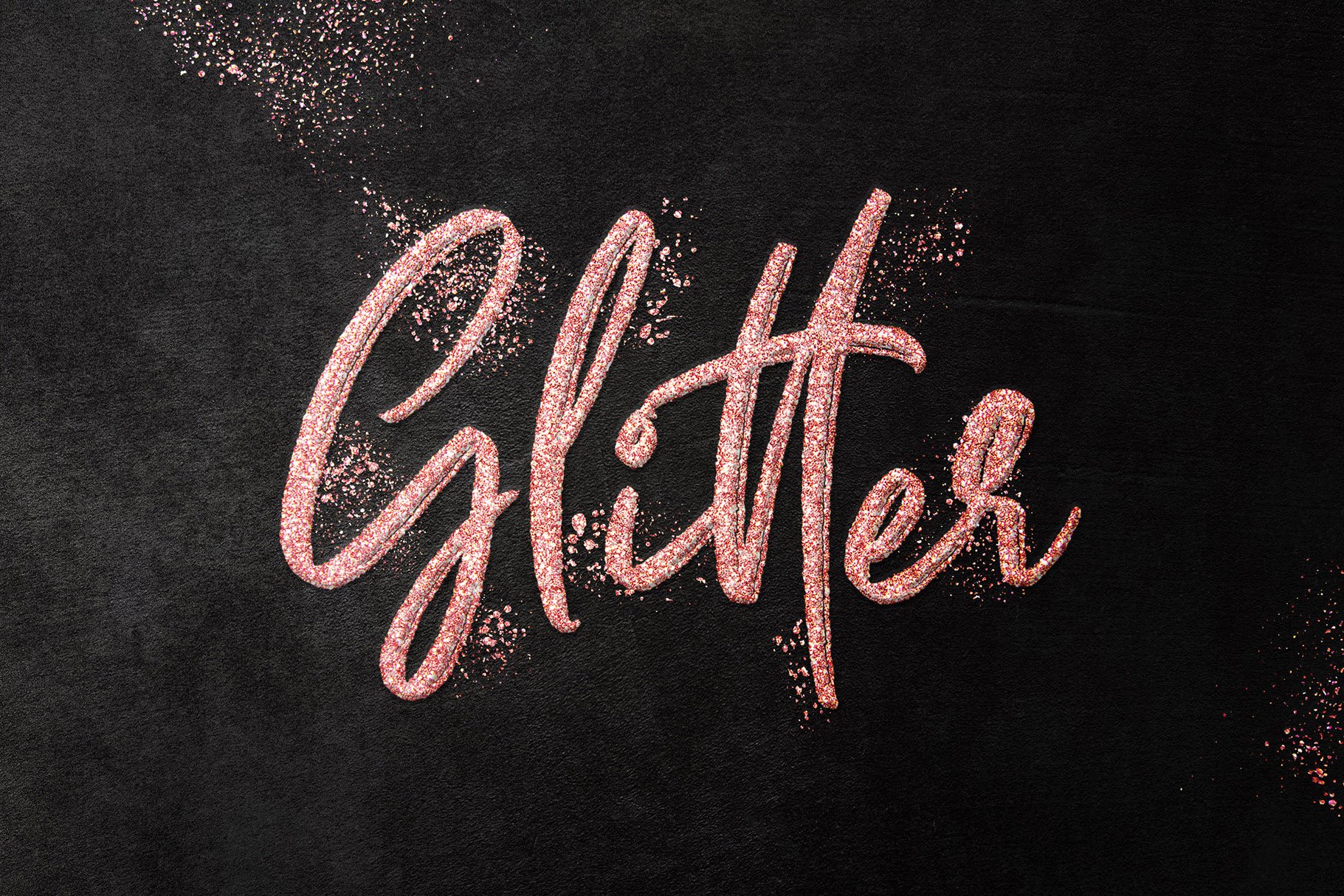Fancy Glitter Text Effectpreview image.