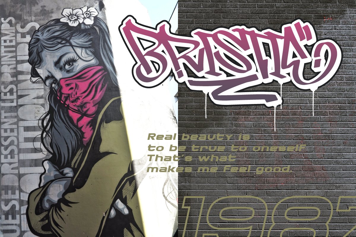 Bastrad Vol.01 - Graffiti Font preview image.