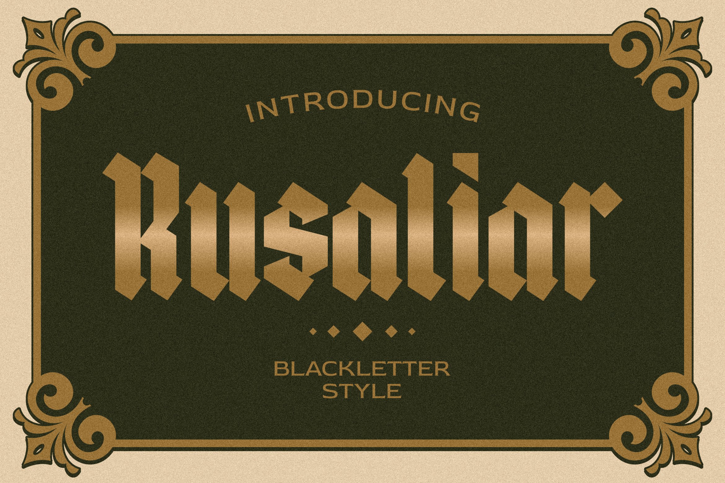 Rusaliar Blackletter cover image.